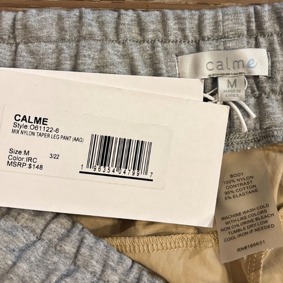 NWT Johnny Was Calme Mix Nylon Taper Leg Pant - Picture 7 of 11